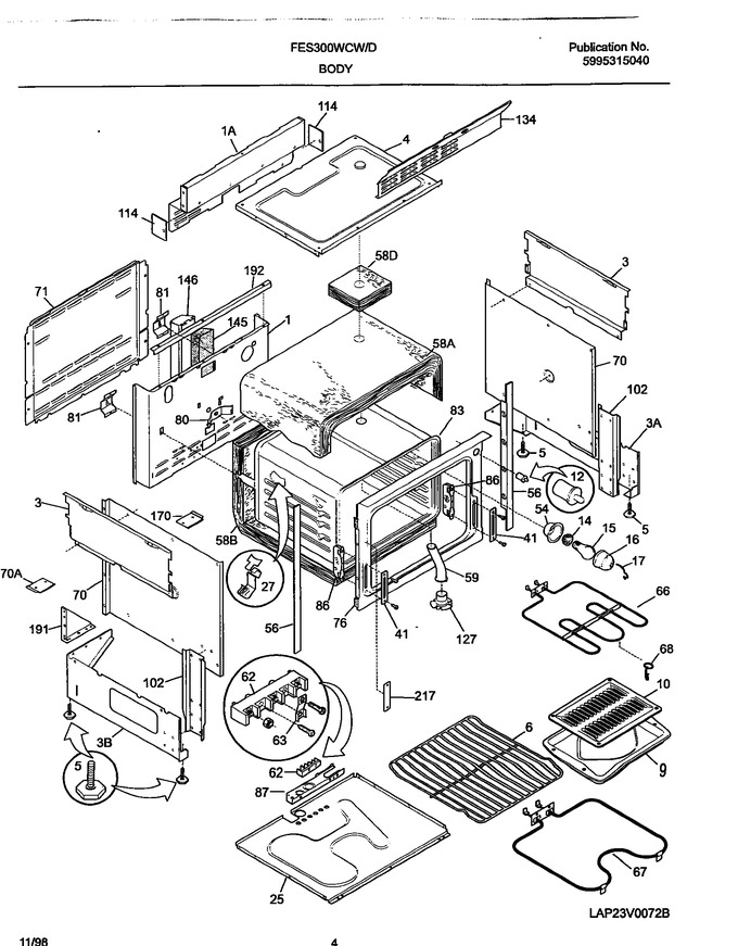 Diagram for FES300WCDE