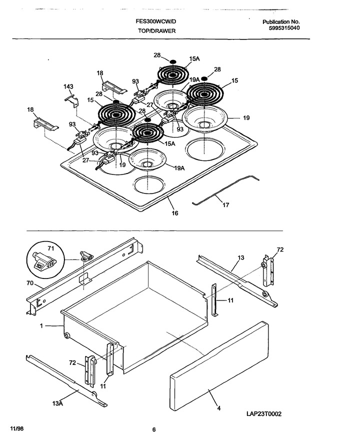 Diagram for FES300WCDE