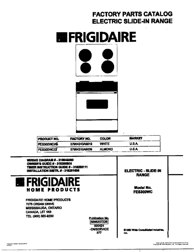 Diagram for FES300WCWI