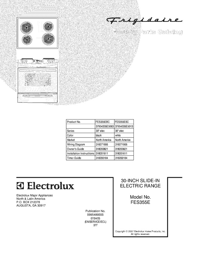Diagram for FES355EBC