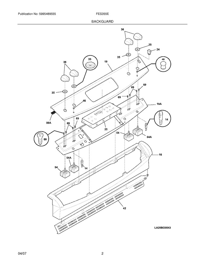 Diagram for FES355EBC