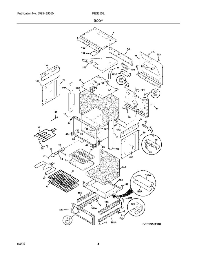 Diagram for FES355ESC