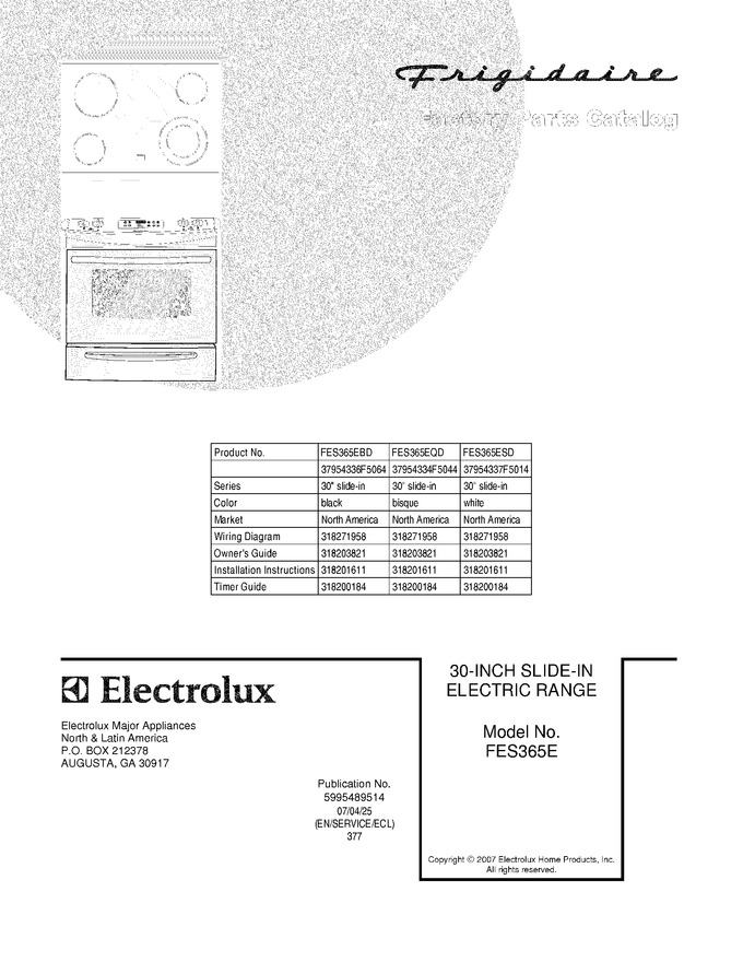 Diagram for FES365ESD