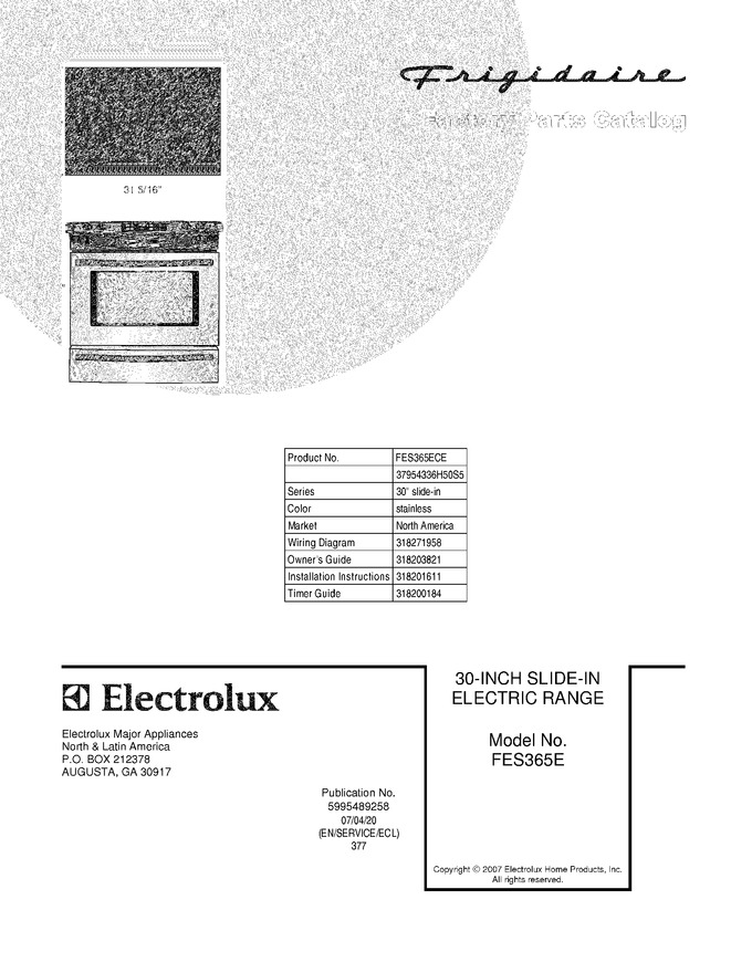 Diagram for FES365ECE