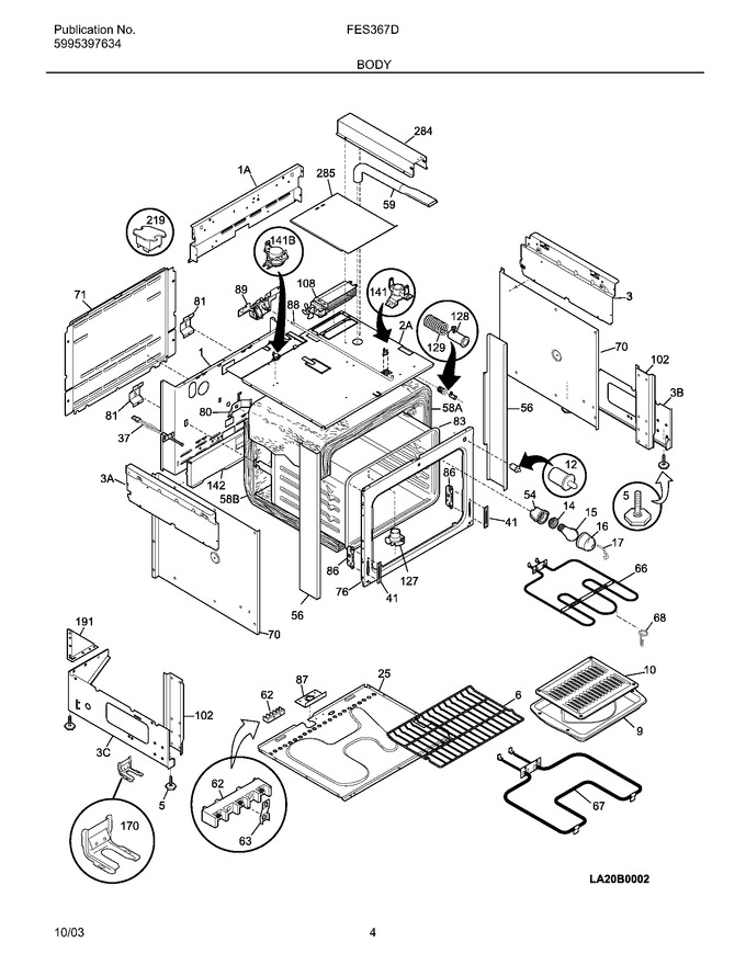 Diagram for FES367DCA
