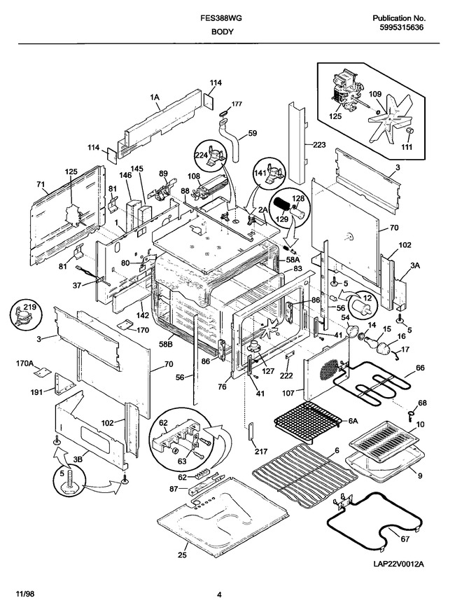 Diagram for FES388WGCA