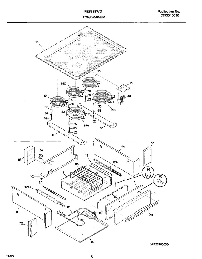 Diagram for FES388WGCA