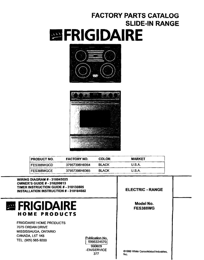 Diagram for FES388WGCE