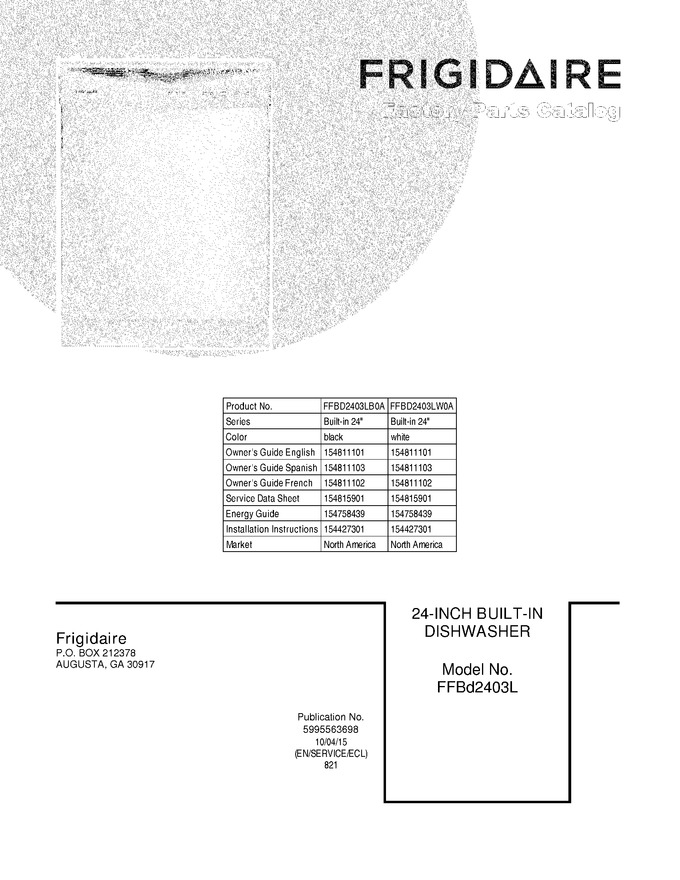 Diagram for FFBD2403LB0A
