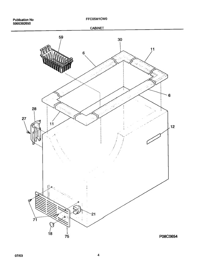 Diagram for FFC05M1CW0