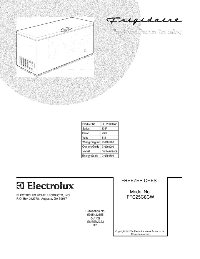 Diagram for FFC25C8CW1