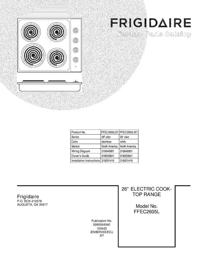 Diagram for FFEC2605LS1