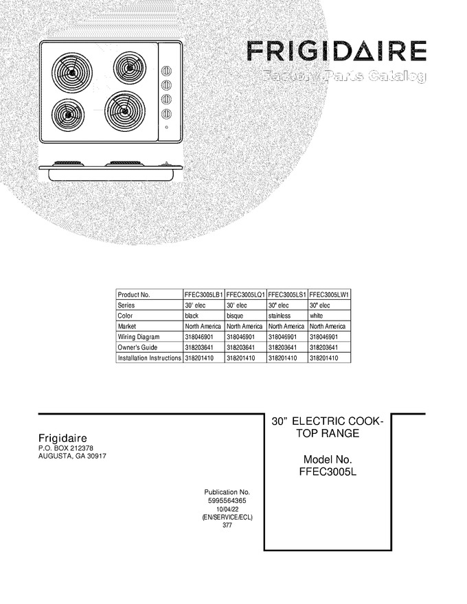 Diagram for FFEC3005LB1