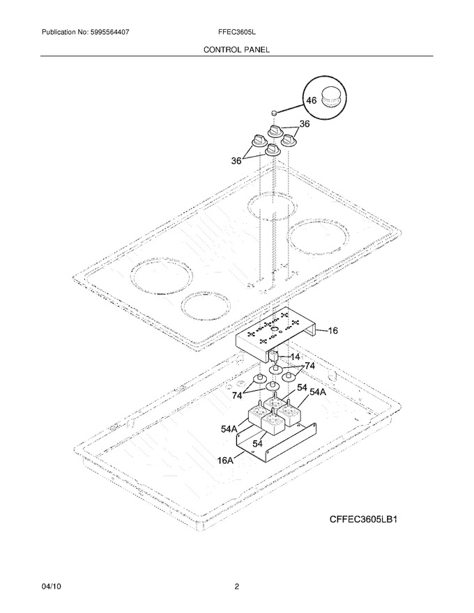 Diagram for FFEC3605LS1