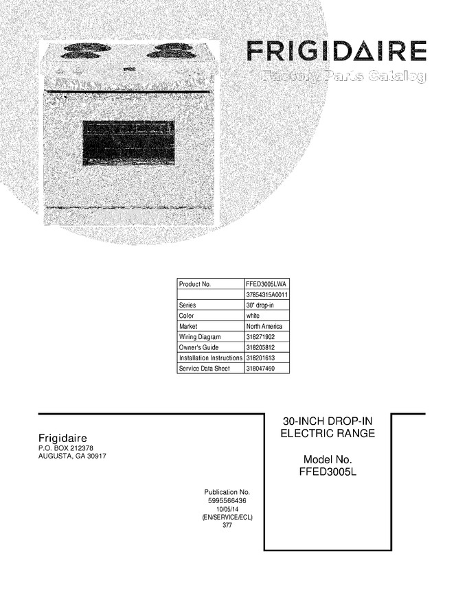 Diagram for FFED3005LWA