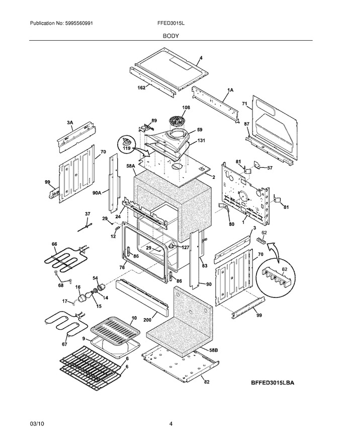 Diagram for FFED3015LWA