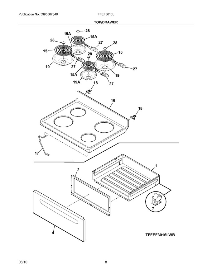 Diagram for FFEF3016LWB