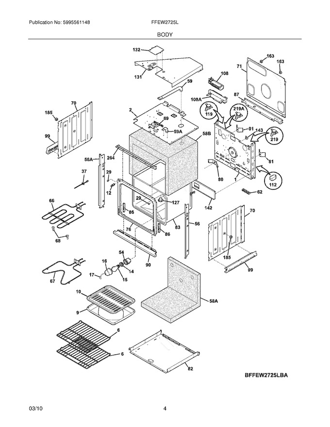 Diagram for FFEW2725LBA