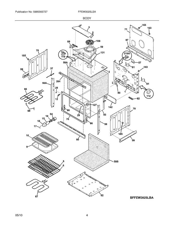 Diagram for FFEW3025LSA