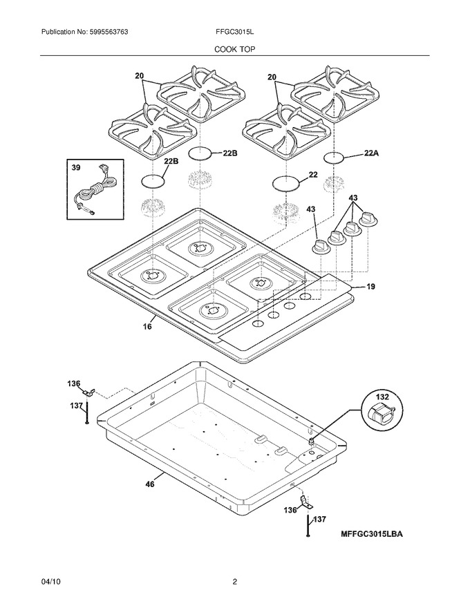 Diagram for FFGC3015LBA