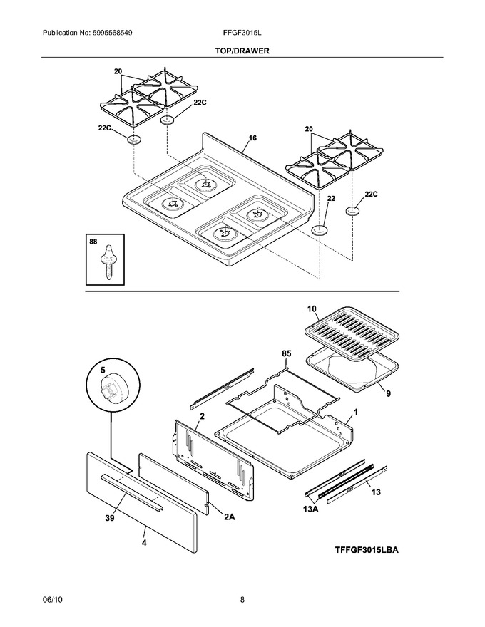 Diagram for FFGF3015LBB