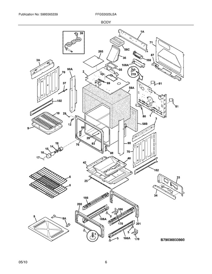 Diagram for FFGS3025LSA