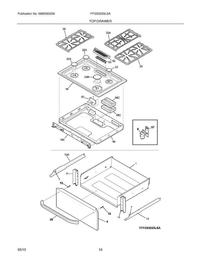 Diagram for FFGS3025LSA
