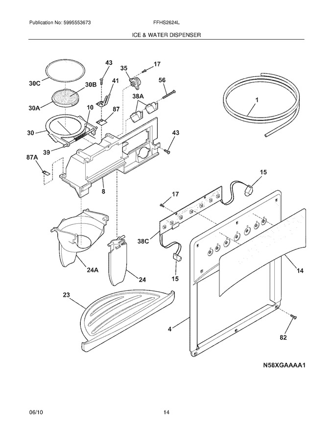 Diagram for FFHS2624LE0