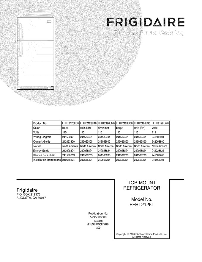 Diagram for FFHT2126LK0