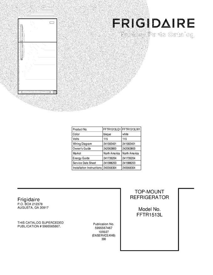 Diagram for FFTR1513LW1