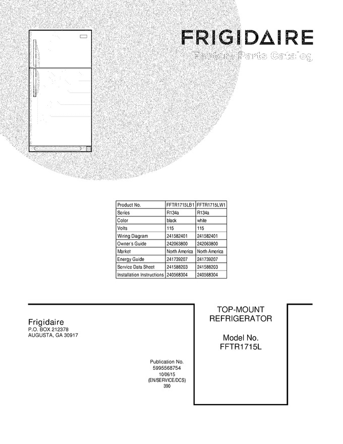 Diagram for FFTR1715LB1