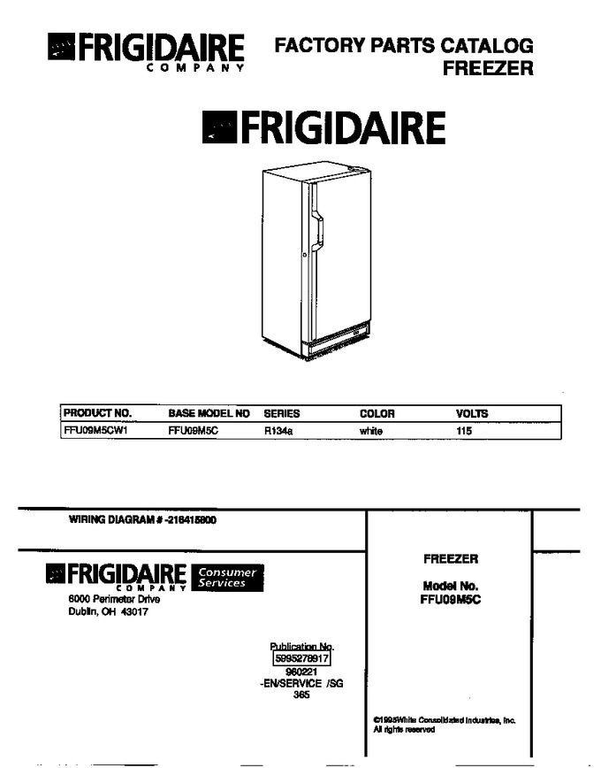 Diagram for FFU09M5CW1