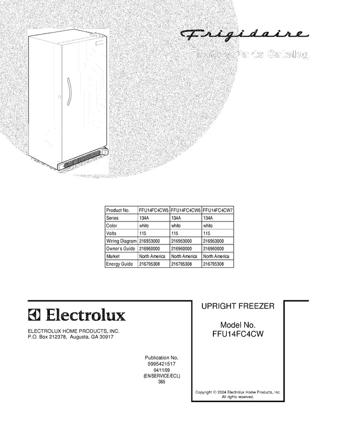 Diagram for FFU14FC4CW6