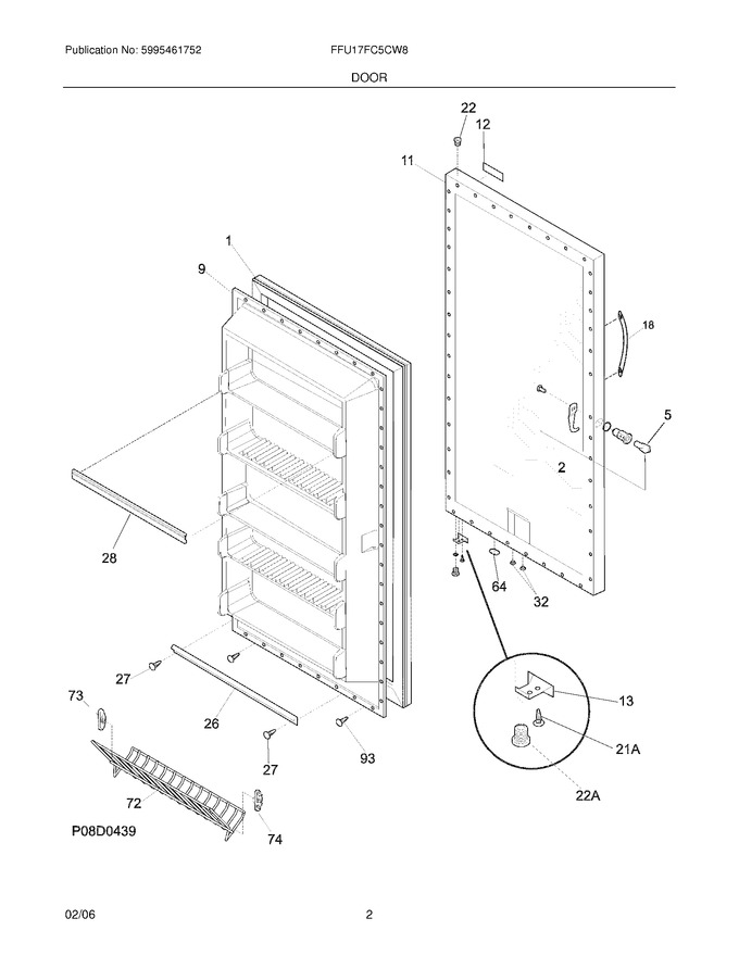 Diagram for FFU17FC5CW8