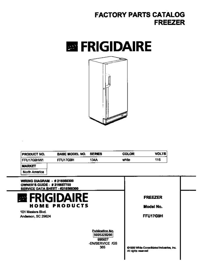 Diagram for FFU17G9HW1
