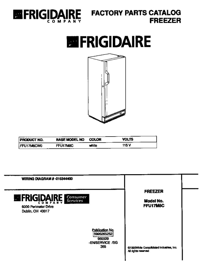Diagram for FFU17M8CW0