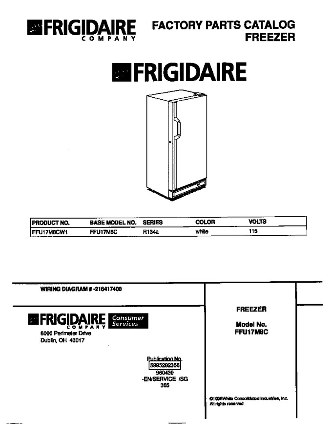 Diagram for FFU17M8CW1