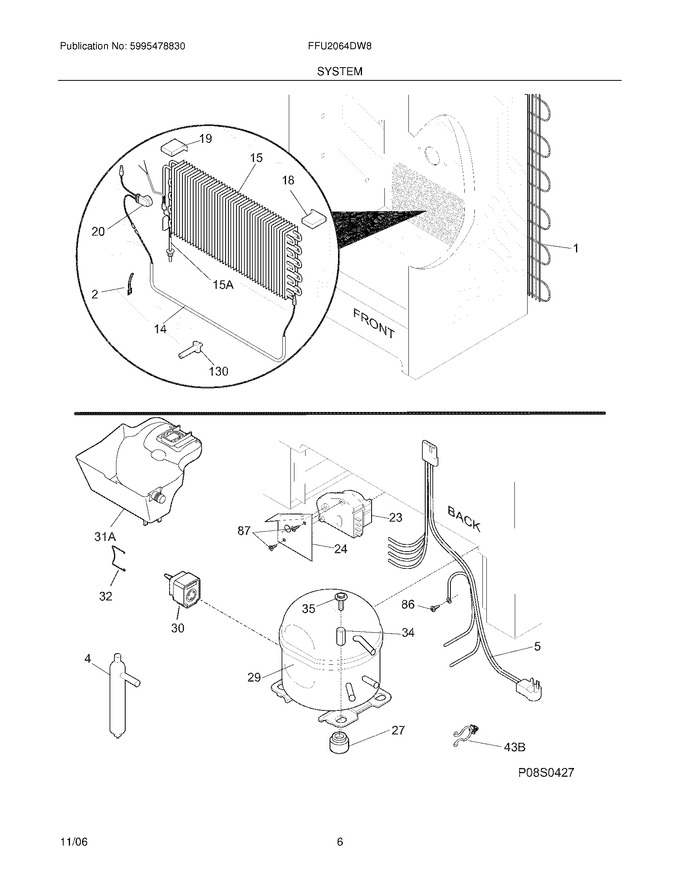 Diagram for FFU2064DW8