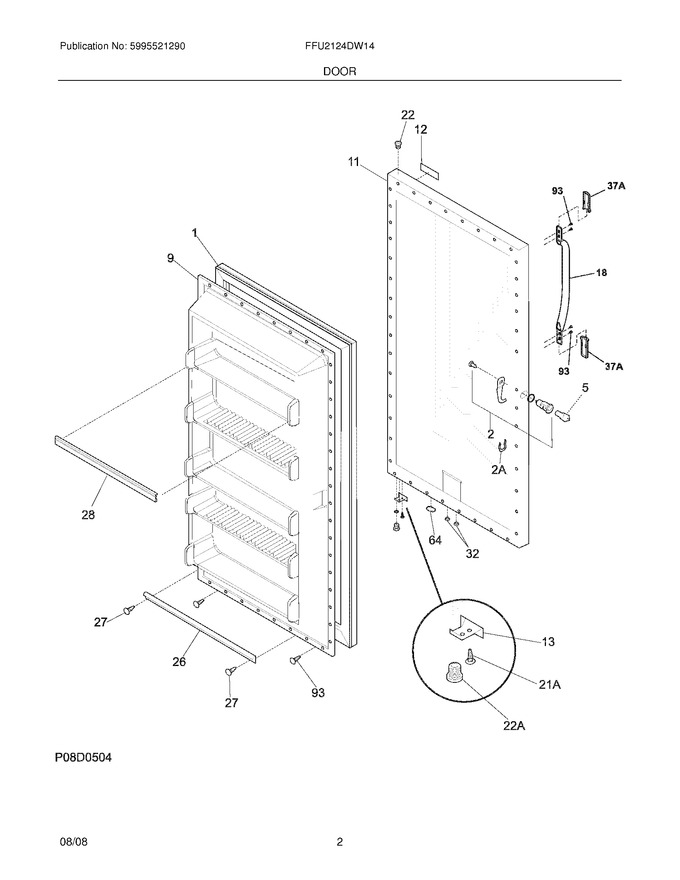 Diagram for FFU2124DW14
