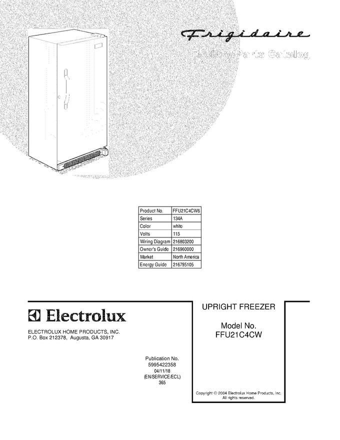 Diagram for FFU21C4CW6