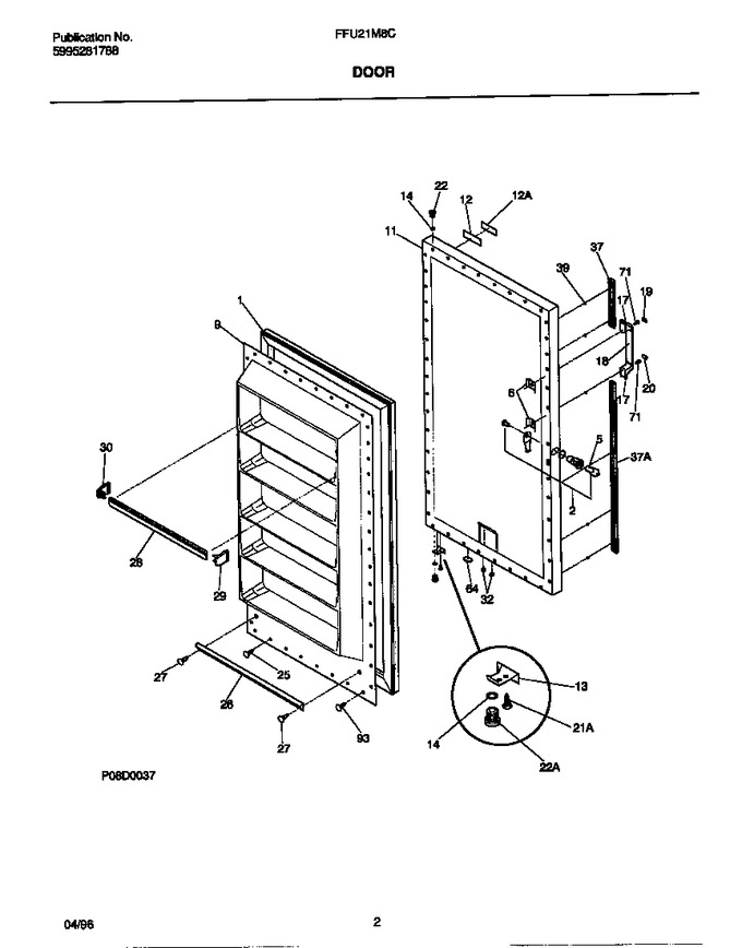 Diagram for FFU21M8CW2