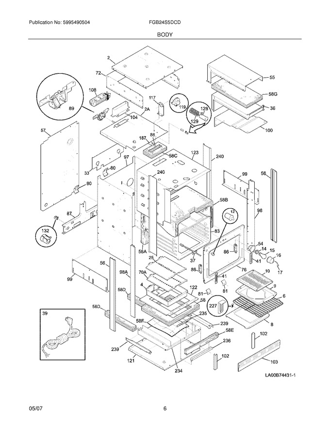 Diagram for FGB24S5DCD