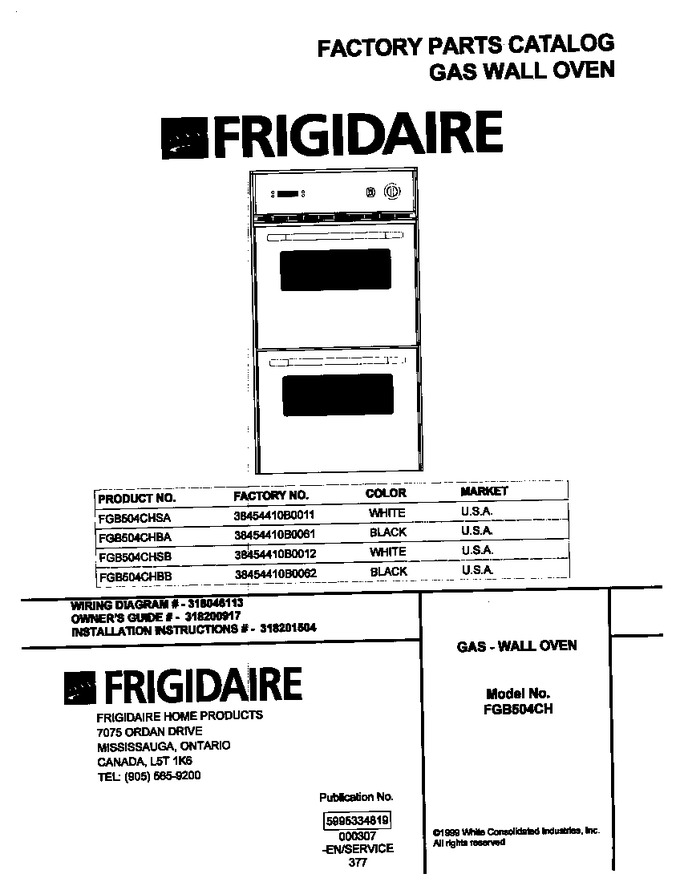 Diagram for FGB504CHBB