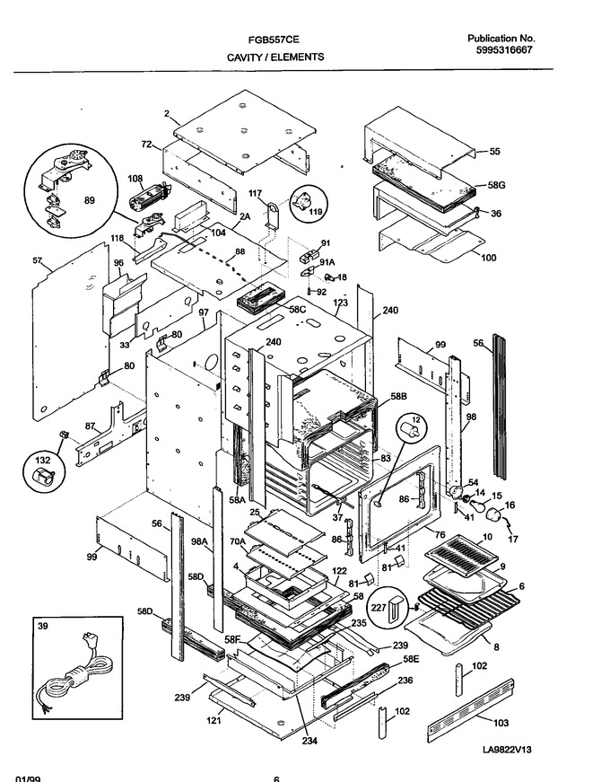 Diagram for FGB557CESF