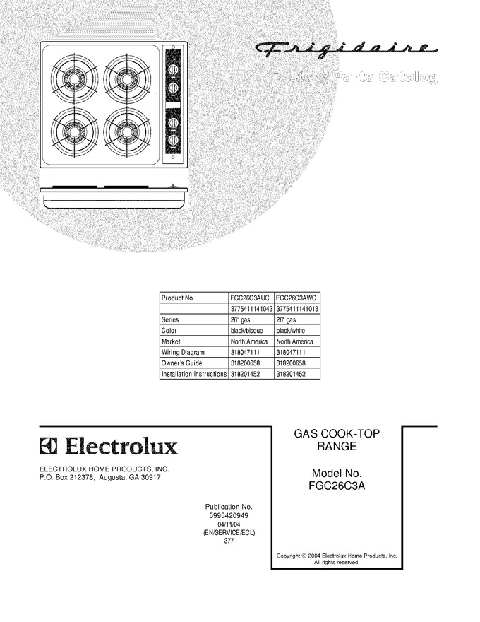 Diagram for FGC26C3AWC