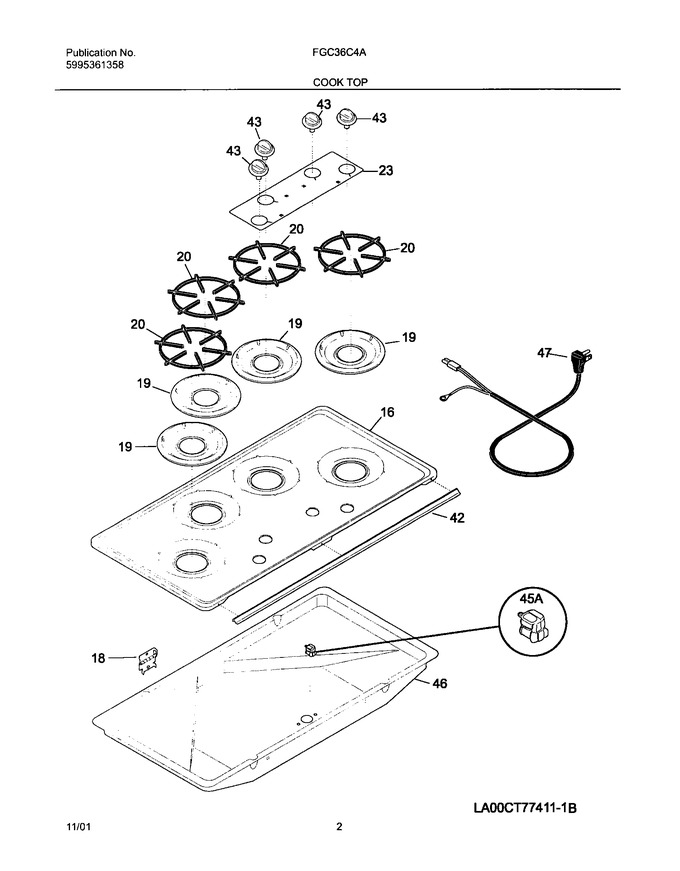 Diagram for FGC36C4AWA