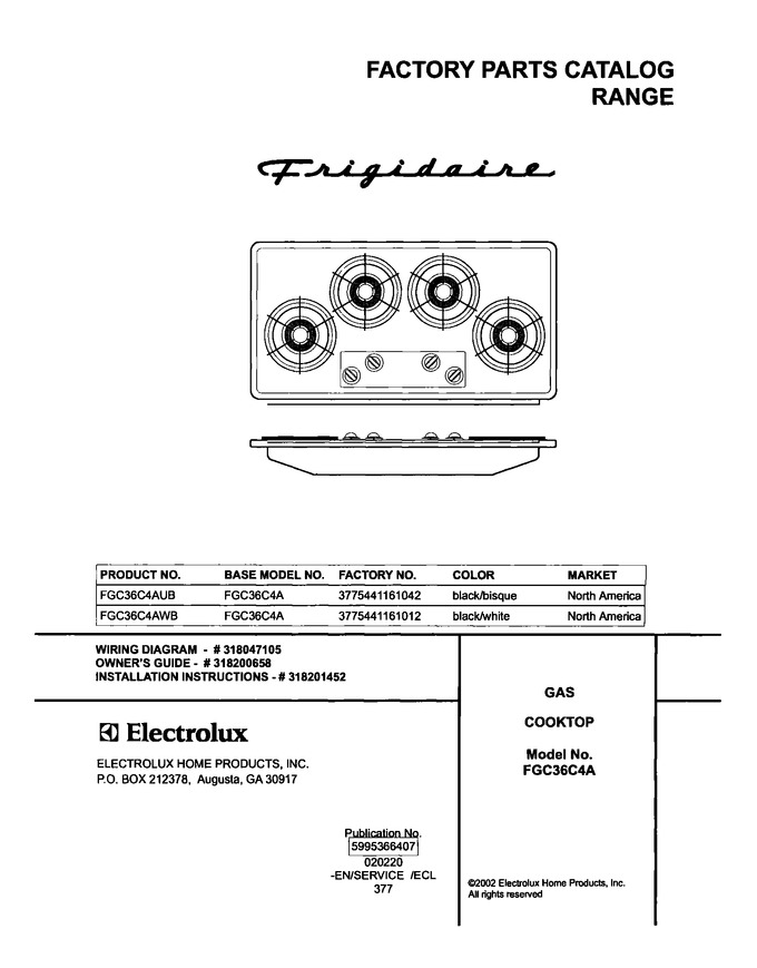 Diagram for FGC36C4AUB