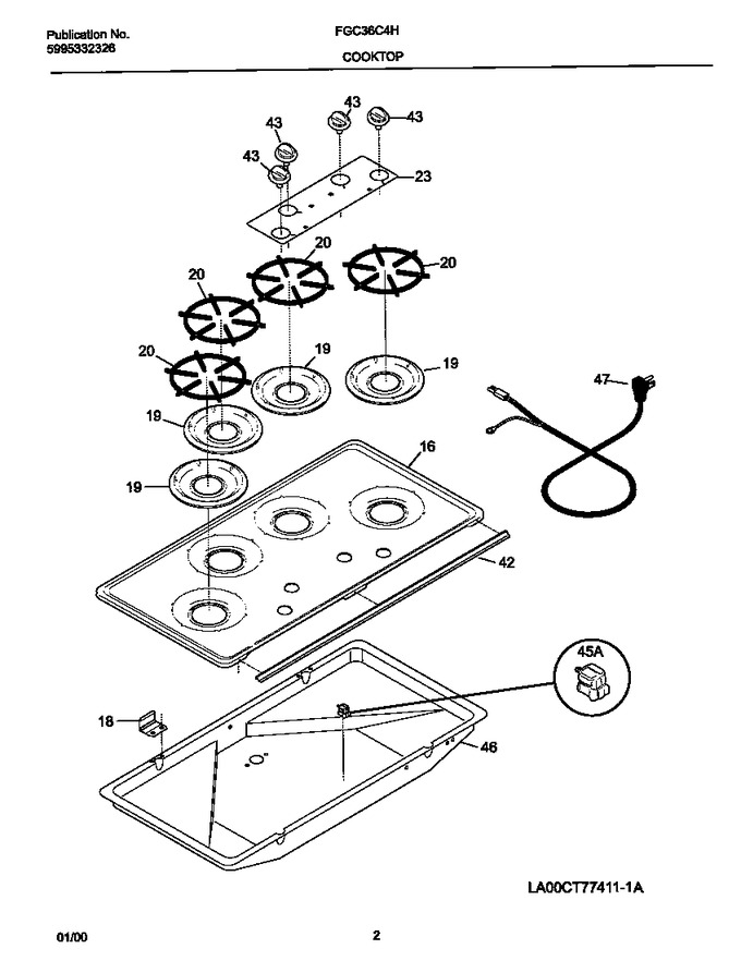 Diagram for FGC36C4HWA