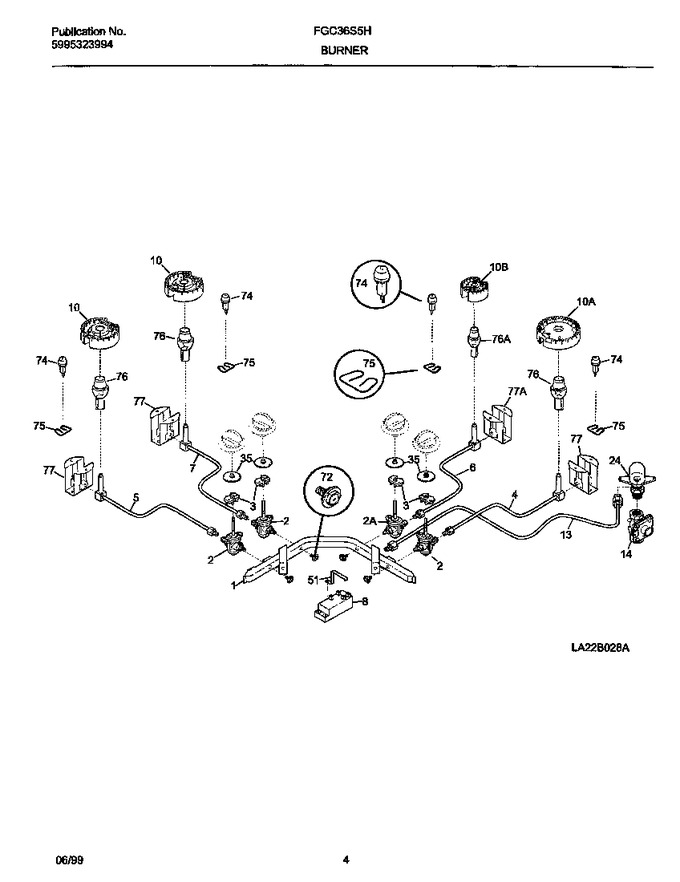 Diagram for FGC36S5HBA
