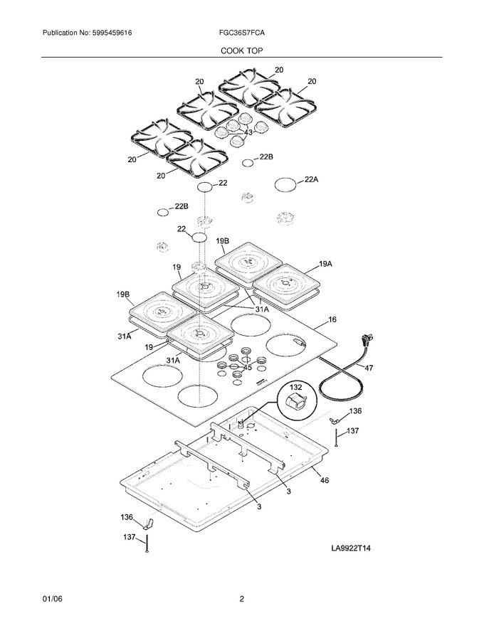 Diagram for FGC36S7FCA